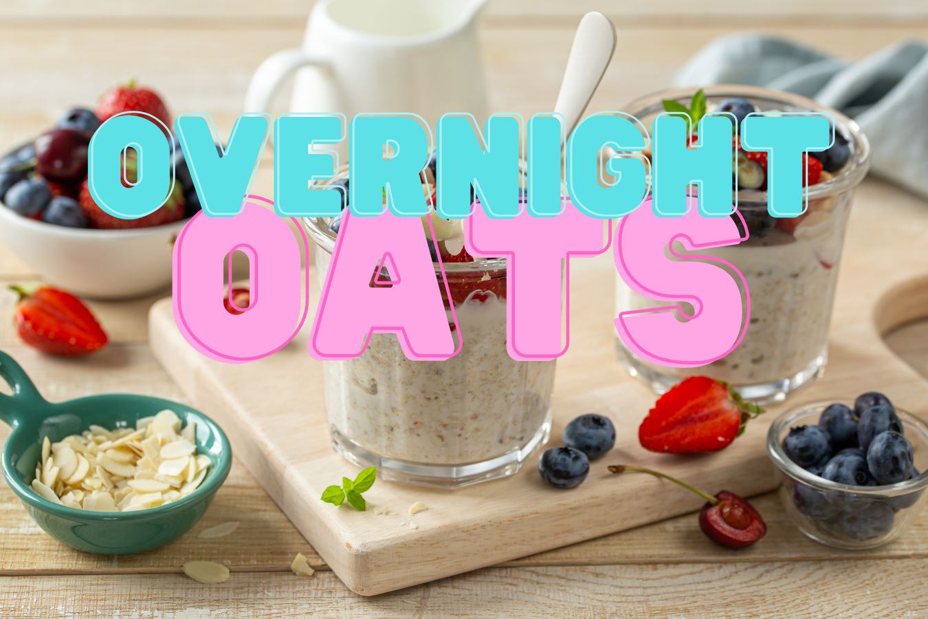 overnight oats, RV life, too happy campers